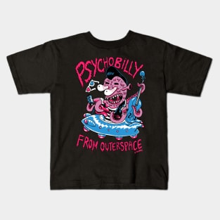 Psychobilly from outerspace Kids T-Shirt